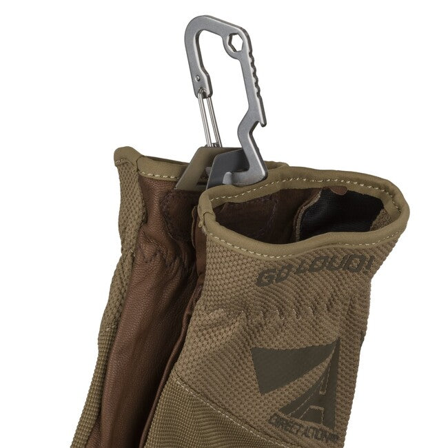 Direct Action Hard Gloves, Leather, Coyote Brown