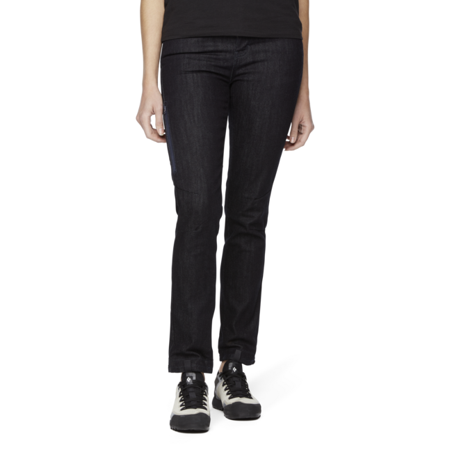 Black Diamond Women's Mission Wool Denim Jeans, Dark Indigo Rinse