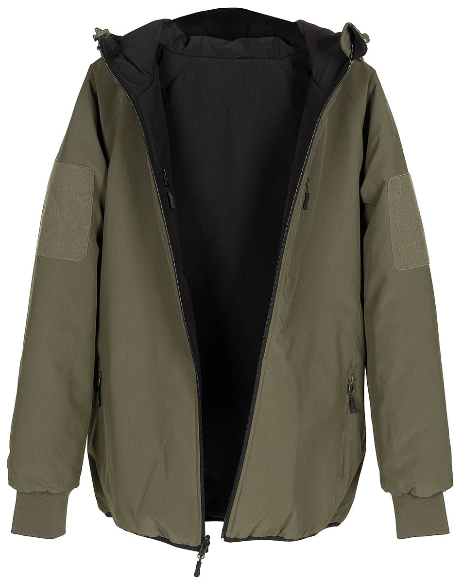 MFH obojstranná zimná bunda, OD green/čierna