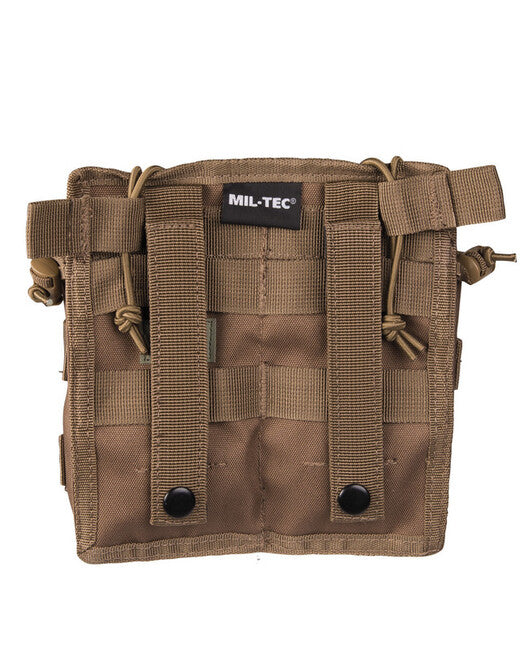 Mil-Tec Double Magazine Pouch M4/M16, Coyote Brown