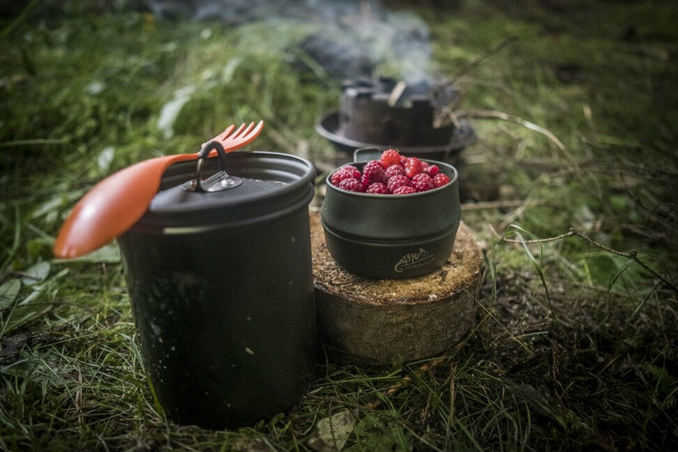 Helikon-Tex Camp hrnček s viečkom, šedý