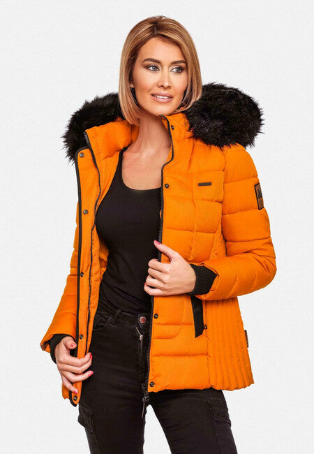 Marikoo Unique Women's Winter Jacket with Hood
