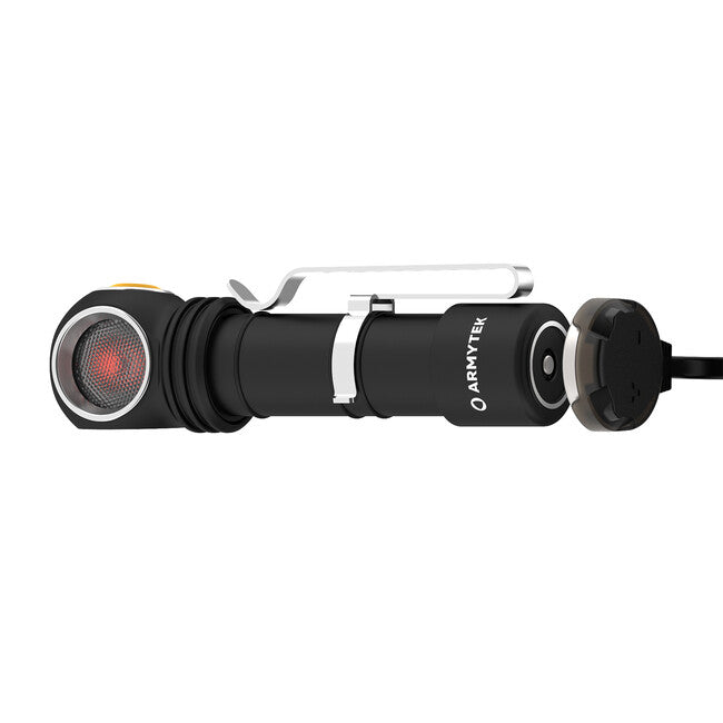 ArmyTek Wizard C2 WR Magnet White & Red LED Headlamp, Magnetic Mount, Battery Powered, 1100 lm, 3 h, 65 g
