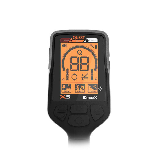 Quest Waterproof Metal Detector X5 IDmaxX