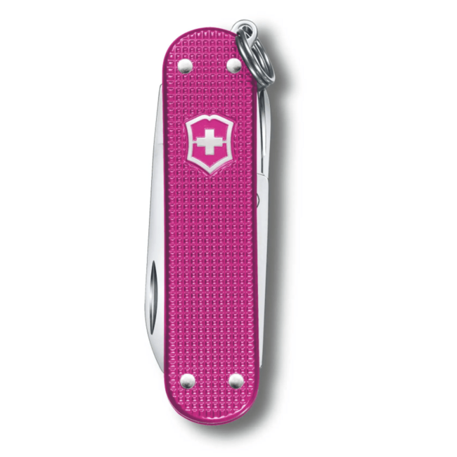 Victorinox Classic Colors Alox Flamingo Party Multitool, Pink, 5 Functions Knife, 58mm