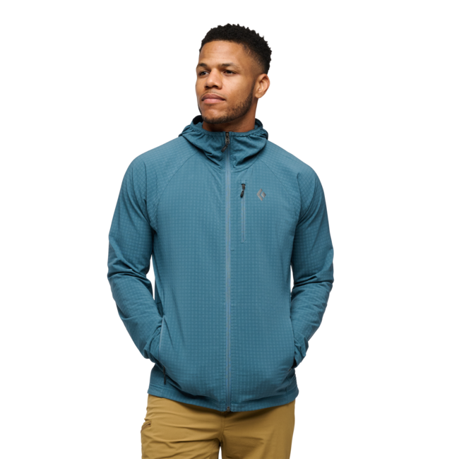 Black Diamond Coefficient Men's Storm Hoodie, Creek Blue