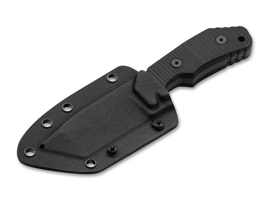 Boker Fixed Blade Knife with Sheath, 8 cm, Black