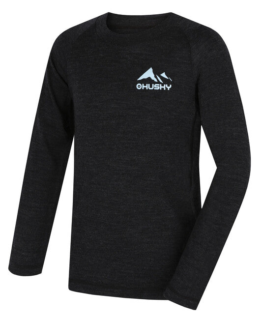 HUSKY Merino Merbo Thermal Underwear Set, Black
