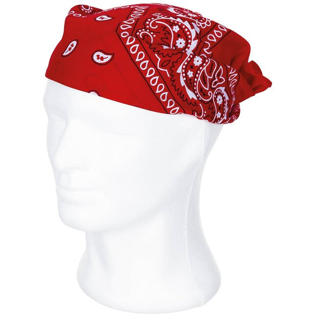 MFH Scarf 55 x 55 cm, Red-White, Cotton