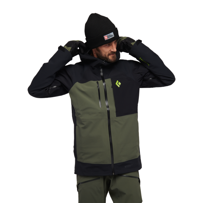 Black Diamond Women's Recon Stretch Pro Men's Shell Ski Jacket, Black-Tundra