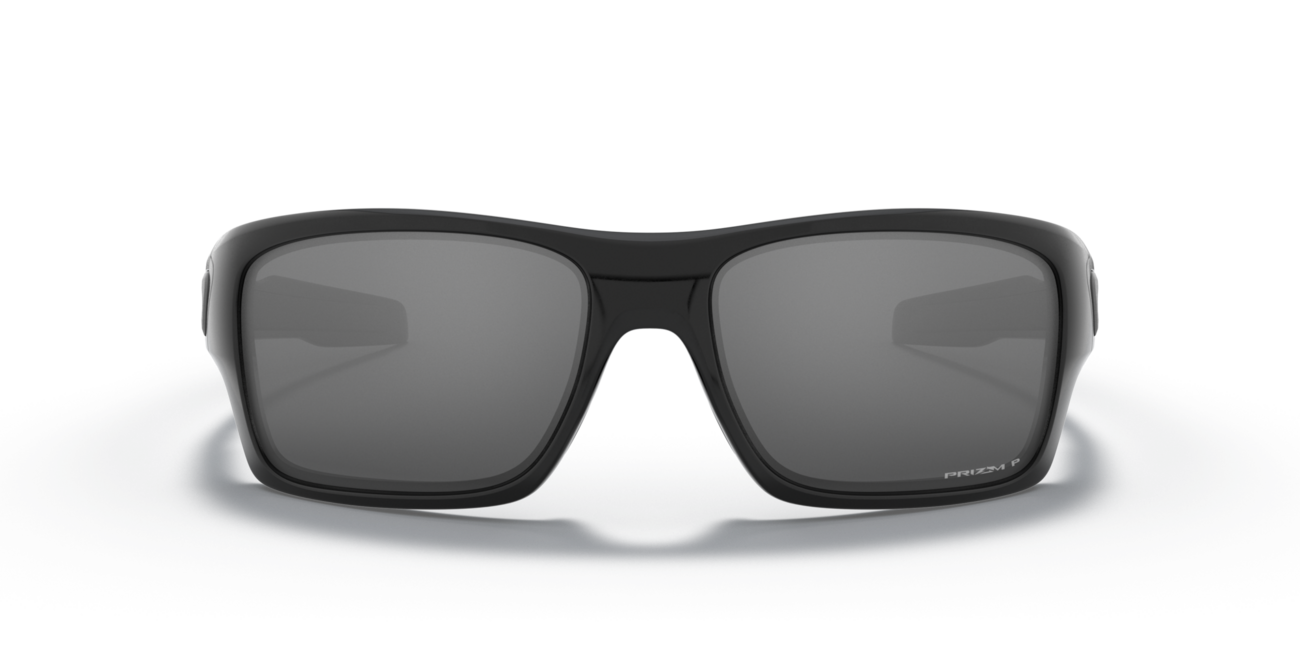Oakley Turbine Sunglasses 65, Polished Black Frame, Prizm Black Polarized Lenses