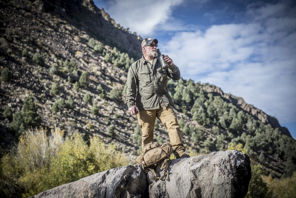 Helikon-Tex Woodsman Shirt, Coyote / Taiga Green