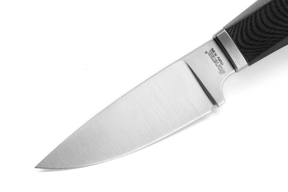 Lionsteel Willy WL1 Fixed Blade Knife 1 G, Black G10