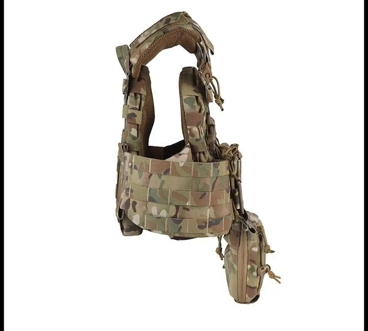 DRAGOWA Tactical Taktická vesta Raven, sivá