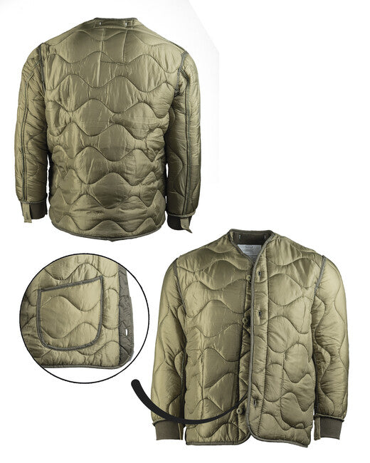 Mil-Tec M65 Jacket Liner, Olive