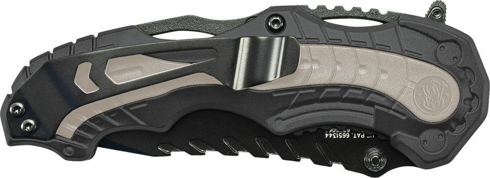 S&W M&P M.A.G.I.C. Pocket Knife 8.6cm, Dark Grey Aluminum Rubber
