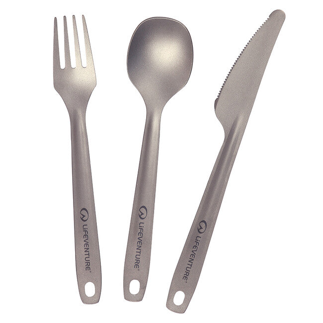 Lifeventure Titanium Cutlery Set