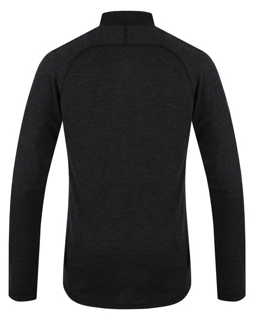 HUSKY Merino Merow Zips Long Sleeve T-Shirt, Black
