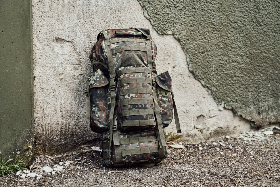 Brandit Kampfrucksack Molle taktický batoh, woodland 65l