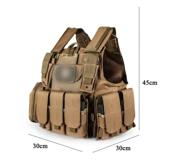 DRAGOWA Taktická Heavy Duty Vesta, Coyote