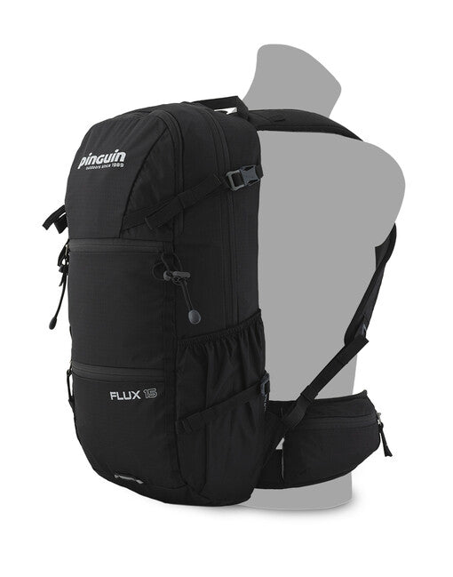 Pinguin Flux 15 Backpack, 15L, Black