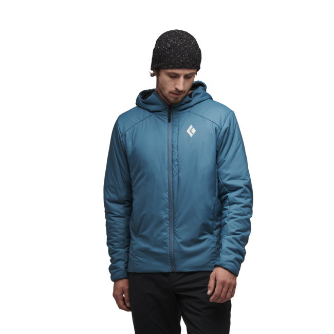 Black Diamond First Men's Light Stretch Hoodie, Creek Blue