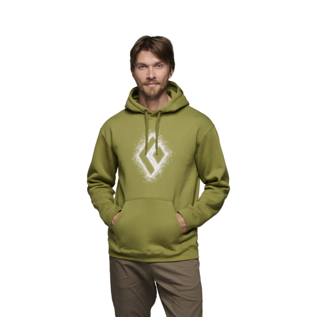 Black Diamond Women's Men's Hoodie Chalked Up 2.0, Camp Green
