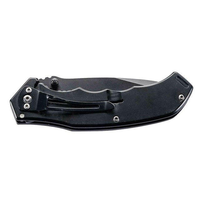 Herbertz One-Hand Pocket Knife 8.7cm, Stainless Steel, 3D Spider