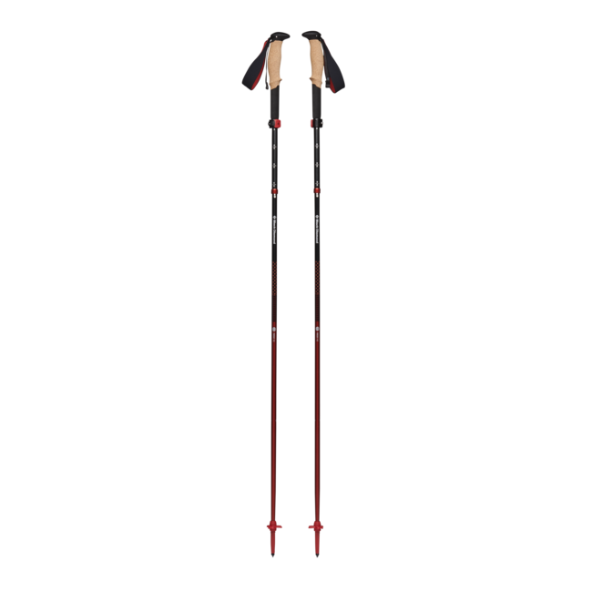 Black Diamond Pursuit Flz Trekking Poles, Black-Octane