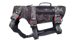 K9 Thorn One Camo harness, black camo