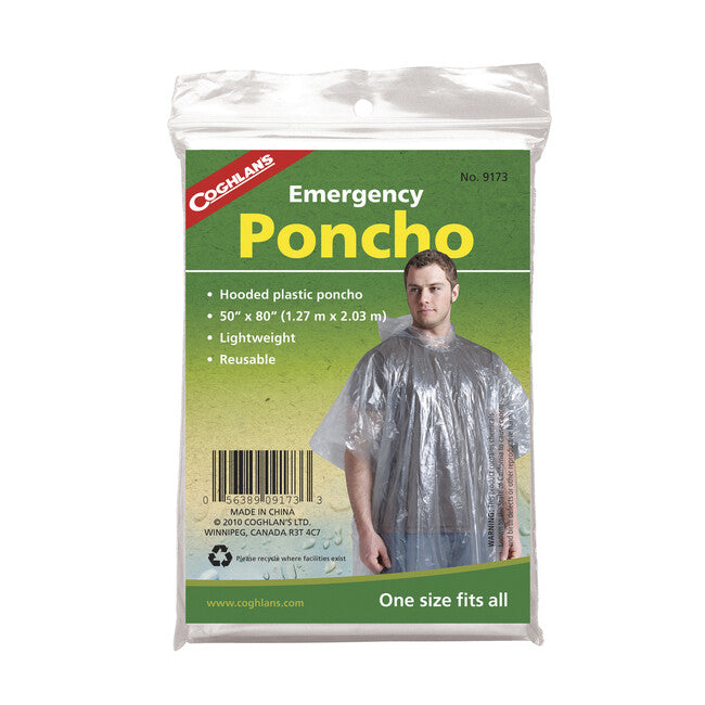 Coghlan's CL Compact Polyethylene Poncho with Hood