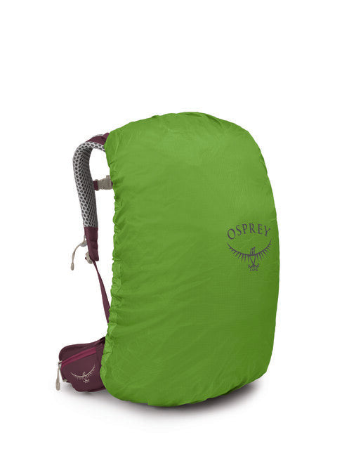 OSPREY Sirrus 34 Backpack, Elderberry Purple/Chiru Tan