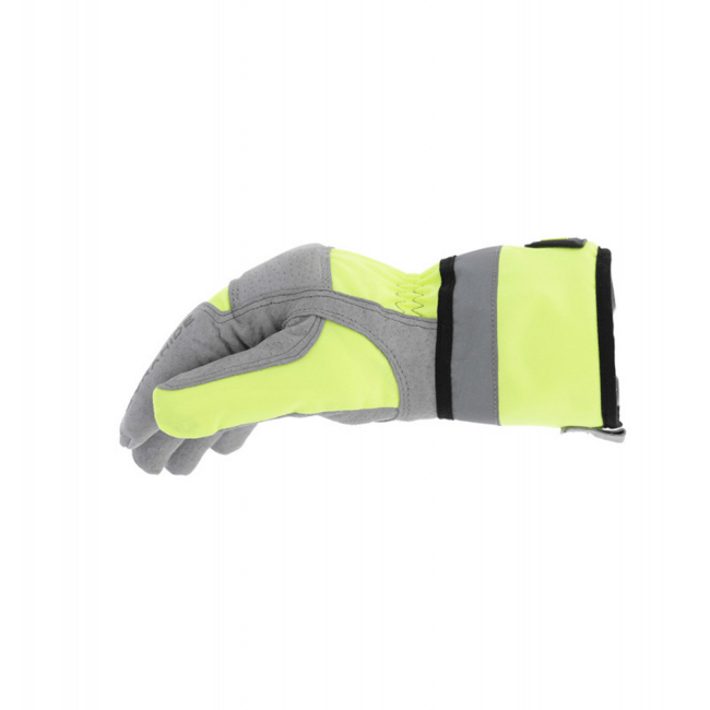 Mechanix ColdWork Gauntlet Hi-Viz Leather Gloves, Yellow