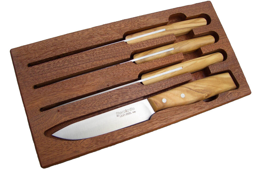 Lionsteel 9001S UL 4-Piece Steak Knife Set
