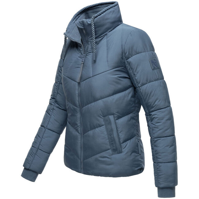 Navahoo Women's Winter Jacket Liebesfee, Dusty Blue