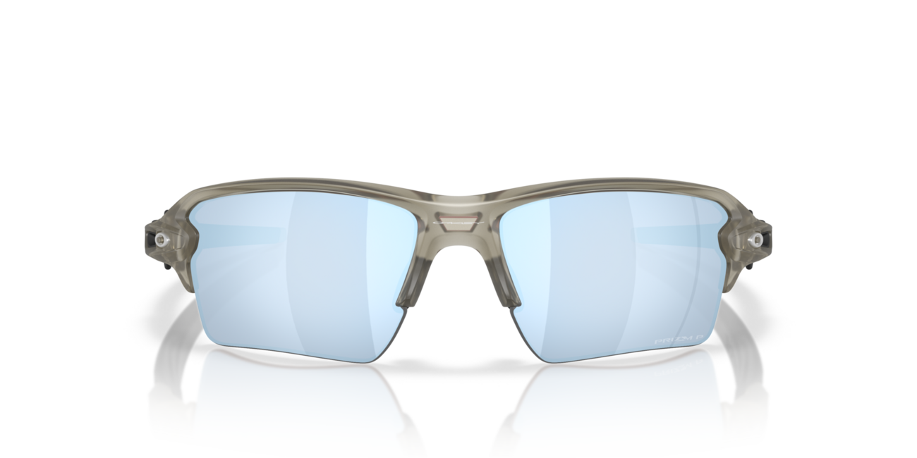 Oakley FLAK 2.0 XL Sunglasses, Matte Grey Ink Frame, Prizm Deep Water Polar Lenses, 59, Metal
