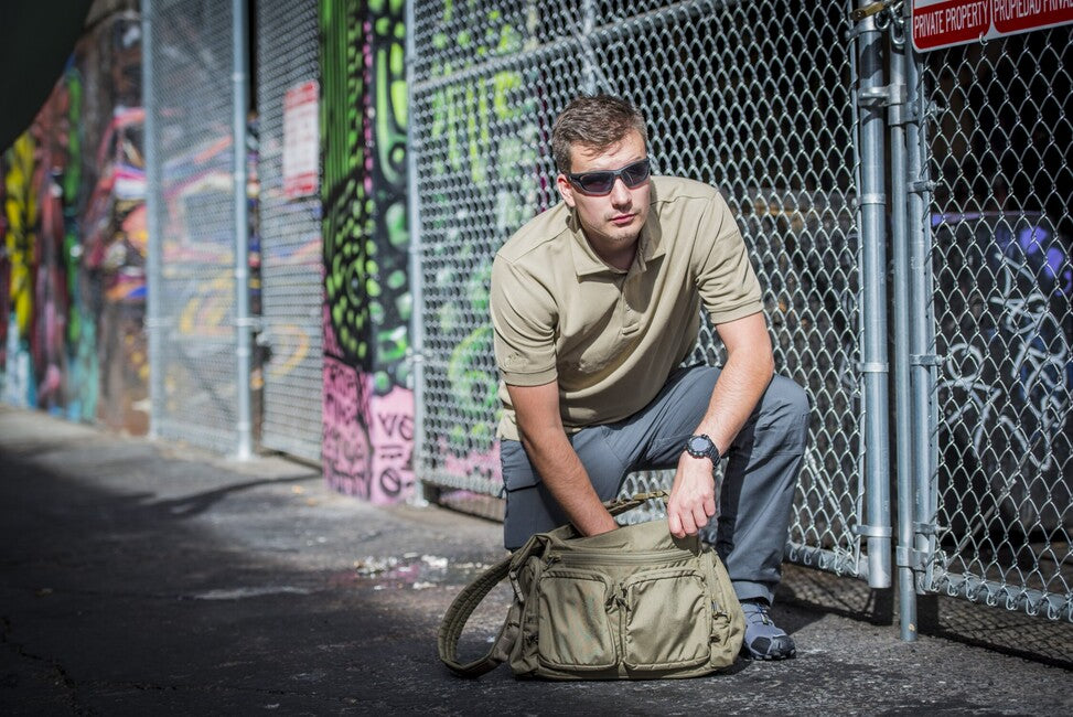 Helikon-Tex WOMBAT Mk2 Shoulder Bag, Cordura, Olive Green