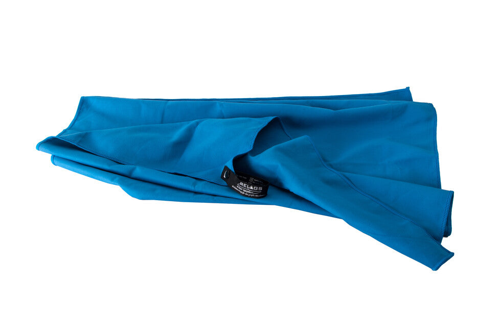 BasicNature Velour Towel 85 x 150 cm Blue