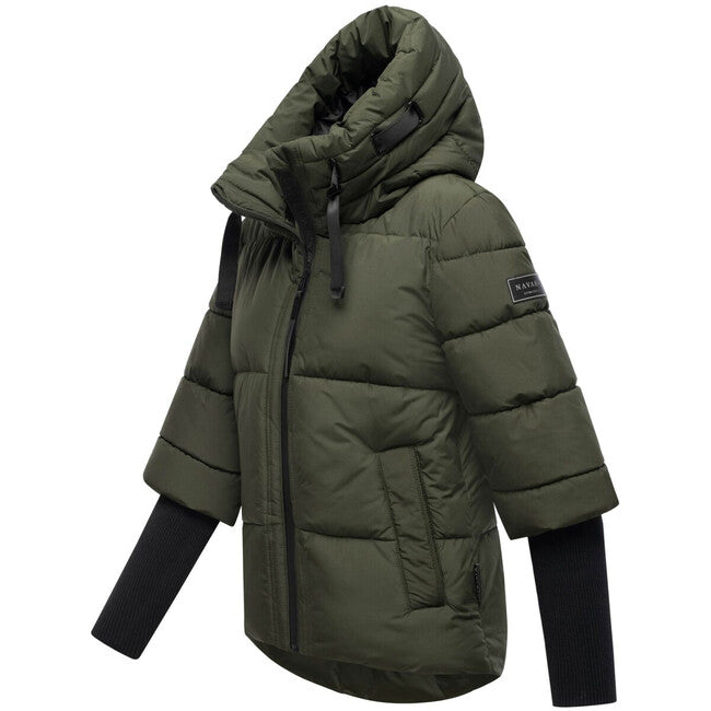 Navahoo Women's Winter Jacket LOTUSHERZ XIV, Dark Olive