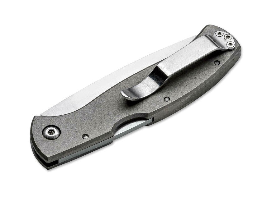 Böker Titan Drop 2 Folding Knife, 6 cm, Titanium
