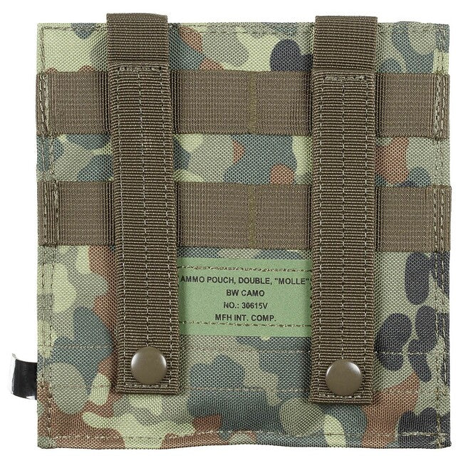 MFH Double Pouch MOLLE, BW Camo