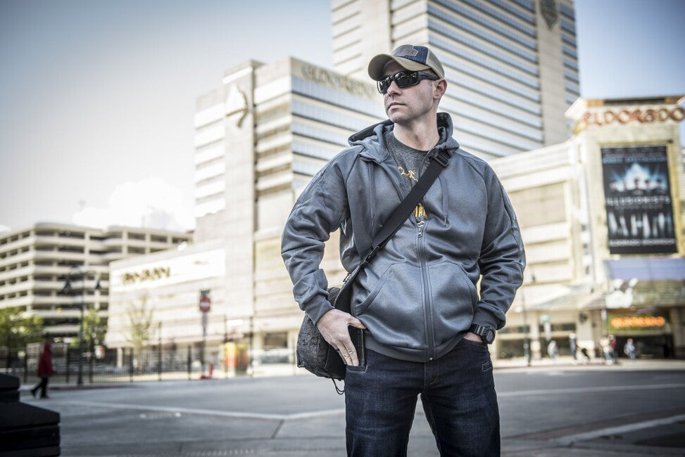 Helikon-Tex Urban Tactical Hoodie Full Zip, Black