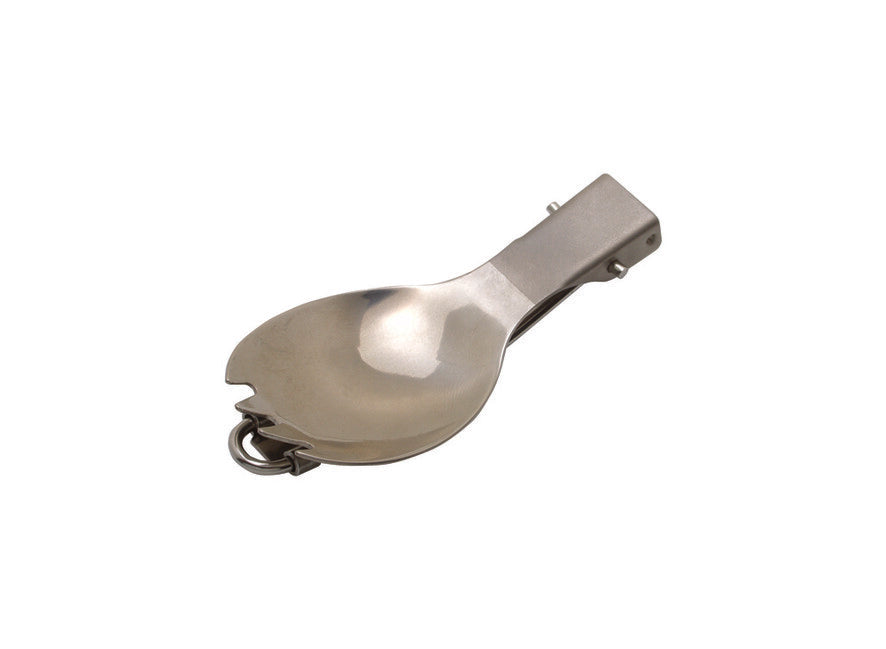 Baladeo PLR087 Folding Spoon Fork, Titanium
