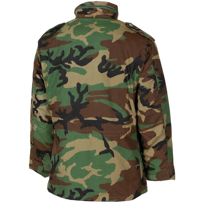 MFH M68 American Field Jacket with Detachable Quilted Lining, Woodland