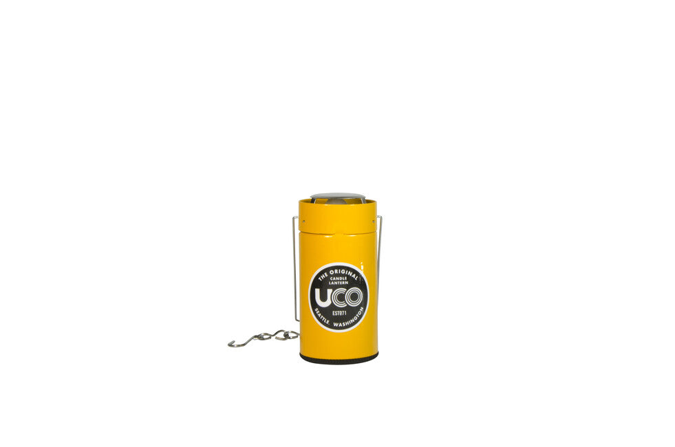 UCO Candle Lantern Aluminum, Yellow