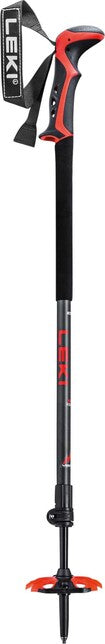 LEKI Haute Route 2 Ski Touring Poles, Dark Anthracite/Dark Red/Black