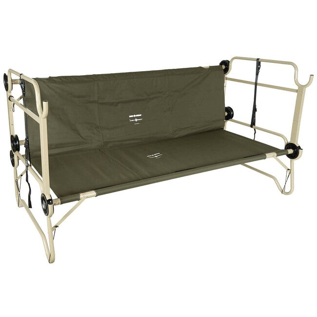 Disc-O-Bed Folding Cot with Side Pocket Arm-O-Bunk, OD Green