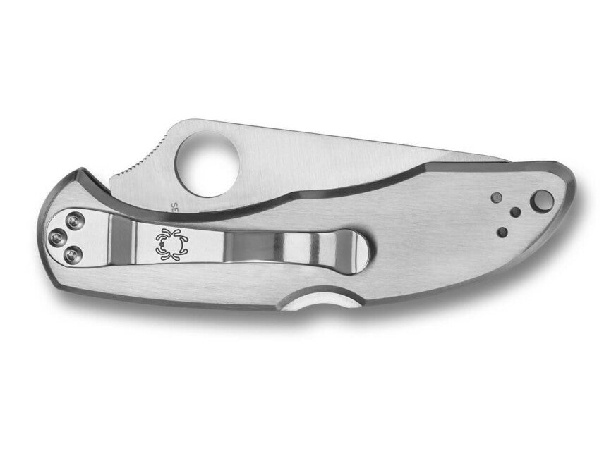 Spyderco Delica 4 Folding Knife, 7.5 cm, All Steel