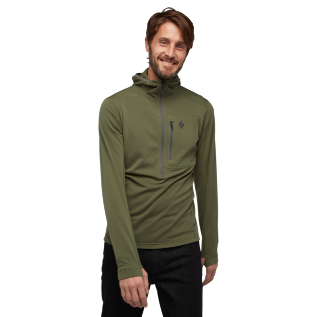 Black Diamond Coefficient Women's Men's Fleece Hoodie, Tundra