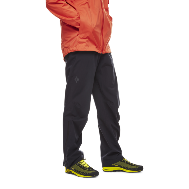 Black Diamond Stormline Stretch Men's Waterproof Pants, Black